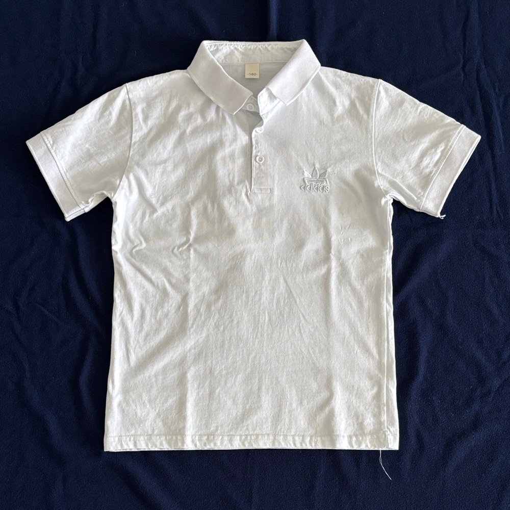 Adidas White Polo Shirt